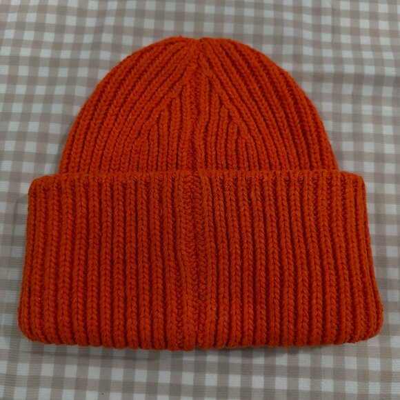 Acne Studios Unisex Orange Knit Beanie - Picture 5 of 6